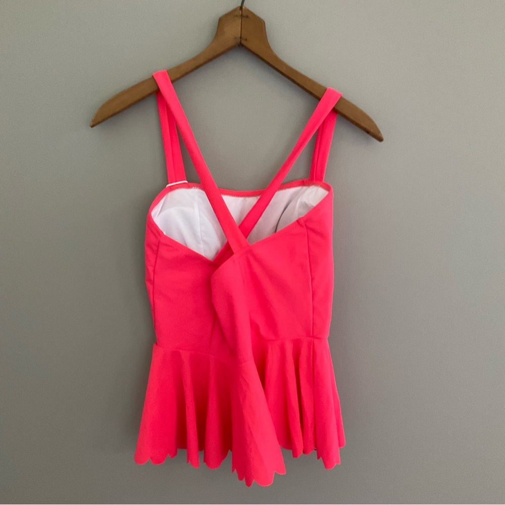 Cupshe, NWT, size L, coral swim top - Picture 4 of 6